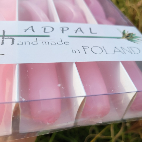 Pink Spiral Candles (4)~ Adpal~ Made In Poland NWT/NIB ~ Pretty! - Picture 16 of 16